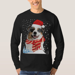 Australian Shepherd Dog Ugly KerstSweater Fun T-shirt