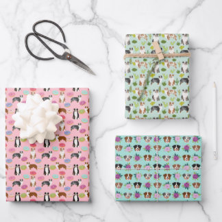 Australian Shepherd Dogs Inpakpapier Vel