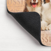 Australian Shepherd dogs op Word Cloud 1 Muismat (Hoek)