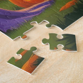 Australian Shepherd Dogs Pumpkin Halloween Grappig Legpuzzel (Zijkant)