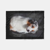 Australian Shepherd Fleece Deken (Voorkant (Horizontaal))