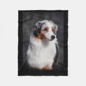 Australian Shepherd Fleece Deken (Voorkant)