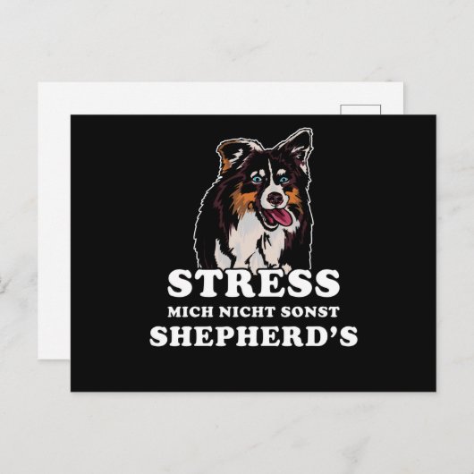 Australian Shepherd Gezegde Briefkaart (Voorkant / Achterkant)