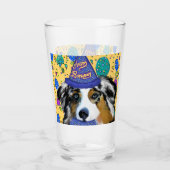 AUSTRALIAN SHEPHERD GLAS (Voorkant)
