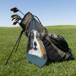 AUSTRALIAN SHEPHERD GOLFHANDDOEK