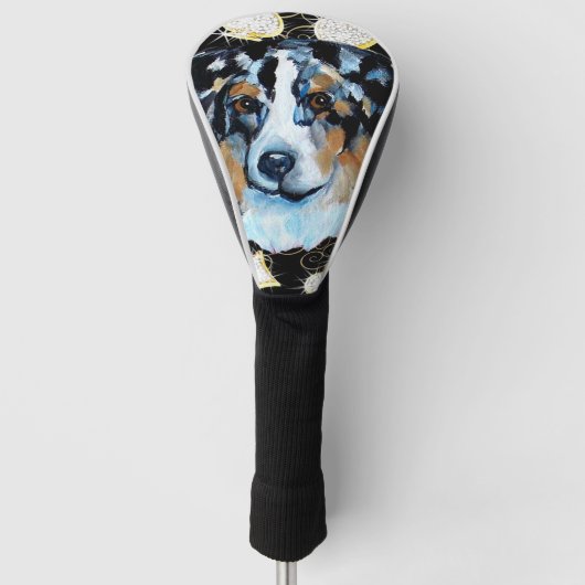 Australian Shepherd Golfheadcover (Voorkant)