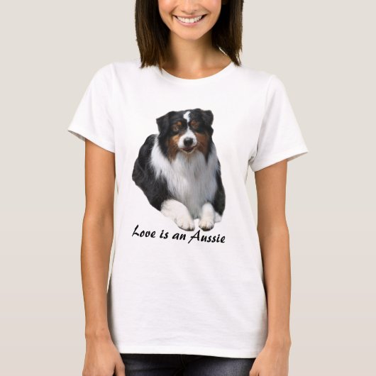 Australian Shepherd Guardian Dames Shirt (Voorkant)