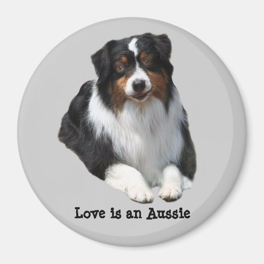 Australian Shepherd Guardian Magnet Magneet (Voorkant)