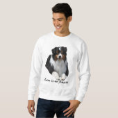 Australian Shepherd Guardian Unisex Sweatshirt (Voorkant volledig)