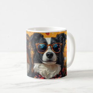 Australian Shepherd Hartrozen Valentijnsdag Koffiemok
