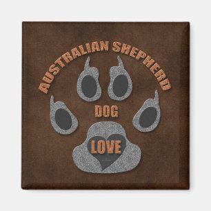 Australian Shepherd Hondenras Magnet Magneet