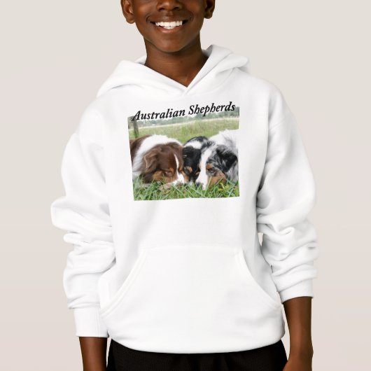 Australian Shepherd Hooded Sweatshirt (Voorkant)