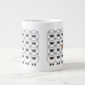 Australian Shepherd in the Sheep Extra Grote Beker (Voorkant)