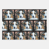 Australian Shepherd Inpakpapier Vel (Voorkant)