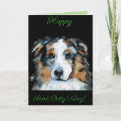 Australian Shepherd Kaart (Voorkant)