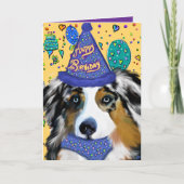 Australian Shepherd Kaart (Voorkant)