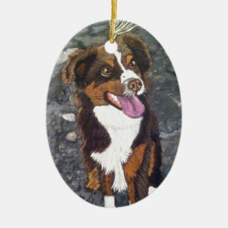 Australian Shepherd Keramisch Ornament