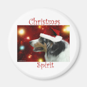 Australian Shepherd Kerstgeest - Magneet
