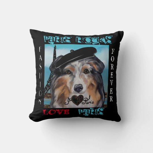 AUSTRALIAN SHEPHERD    KUSSEN (Voorkant)