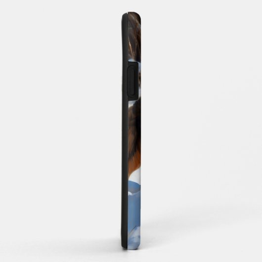 Australian Shepherd Laat Het Sneeuw Kerstmis Case-Mate iPhone Case (Achterkant/rechts)
