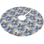 Australian Shepherd Laat Het Sneeuw Kerstmis Kerstboom Rok (Gekanteld)