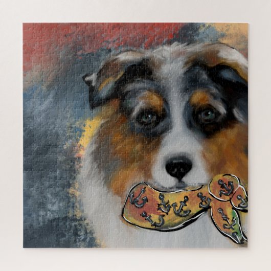 Australian Shepherd Legpuzzel (Verticaal)