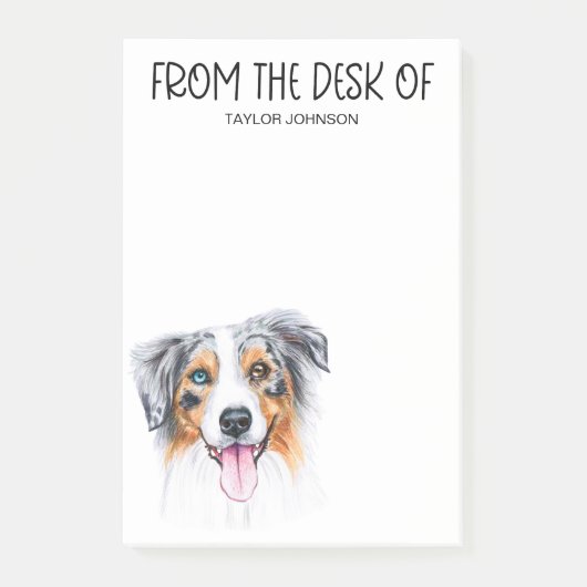 Australian Shepherd liefhebber Post-it® Notes (Voorkant)