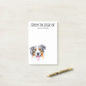 Australian Shepherd Lover Post-it® Notes (Op bureau)