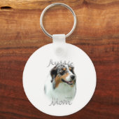 Australian Shepherd Ma 2 Sleutelhanger (Achterkant)