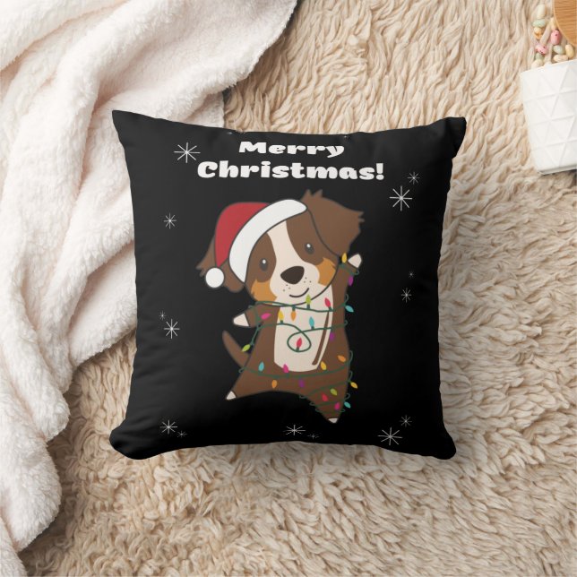 Australian Shepherd Merry Winter Kussen (Deken)