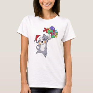 Australian Shepherd Merry Winter T-shirt