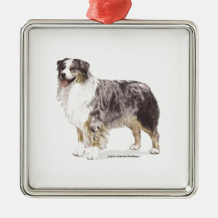 Australian Shepherd Metalen Ornament