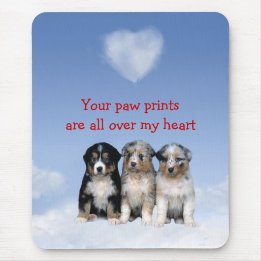 Australian Shepherd Mousepad Muismat (Voorkant)