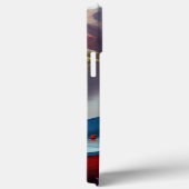 Australian Shepherd op Paddle: Een Schilderachtig  Case-Mate iPhone Case (Achterkant / Rechts)