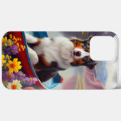 Australian Shepherd op Paddle: Een Schilderachtig  Case-Mate iPhone Case (Achterkant (horizontaal))