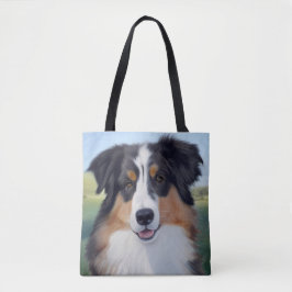 Australian Shepherd Portrait  -  Draagtas