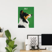 Australian Shepherd Poster (Thuiskantoor)