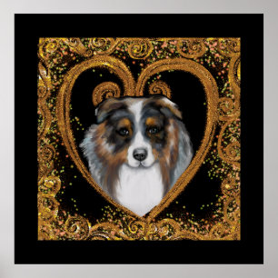 Australian Shepherd Poster