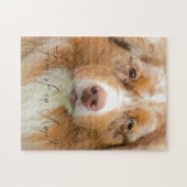 Australian Shepherd Puzzle Legpuzzel (Horizontaal)