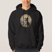 Australian Shepherd Rainbow Bridge Aussie Dog Memo Hoodie (Voorkant)