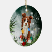 Australian Shepherd Red Tricolor Ceramic Ornament (Rechts)