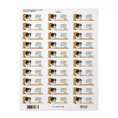 Australian Shepherd Retouradres Label (Full Sheet)
