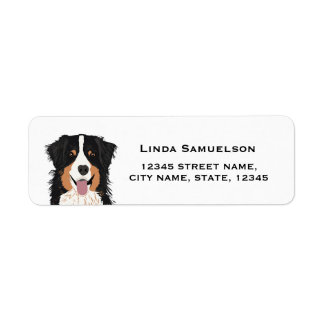Australian Shepherd Retouradreslabel Etiket