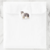 Australian Shepherd Ronde Sticker (Tas)