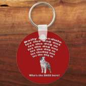 Australian Shepherd Schema Sleutelhanger (Voorkant)