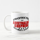 Australian Shepherd Security Koffiemok (Links)