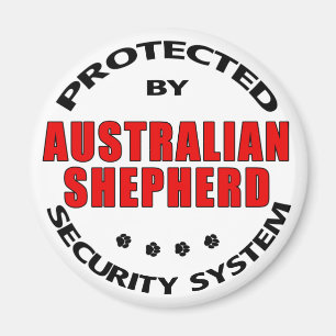 Australian Shepherd Security Magneet