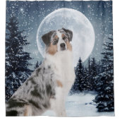 Australian Shepherd Shower Curtian Douchegordijn (Voorkant)