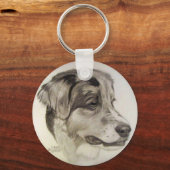Australian Shepherd Sleutelhanger - org. artwork (Voorkant)