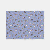 Australian Shepherd speelt leuke fleece deken (Voorkant (Horizontaal))